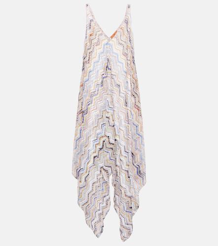 Zig Zag lamÃ© beach dress - Missoni Mare - Modalova