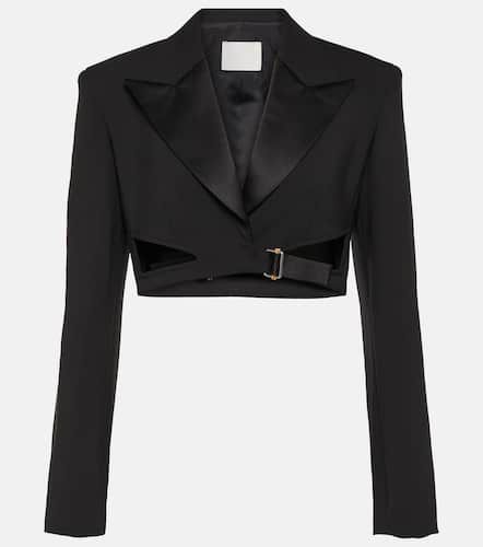 Buckle-detail cropped blazer - Dion Lee - Modalova