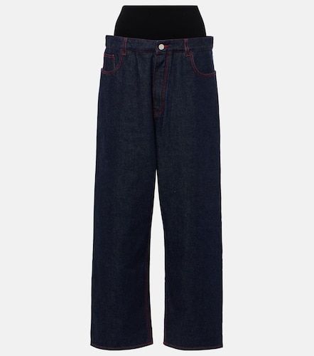 Alaïa Jeans a gamba larga e vita alta - Alaia - Modalova