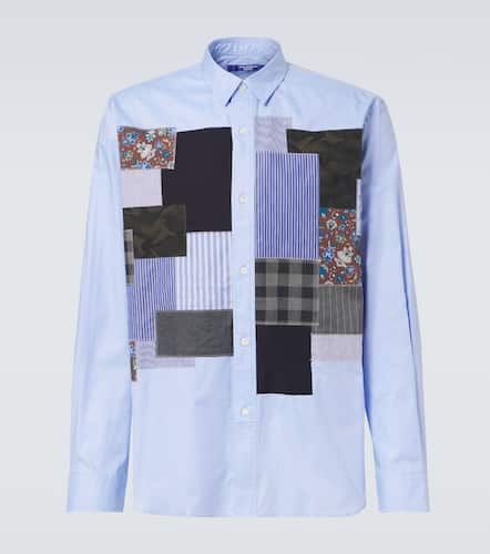 Camisa oxford de algodón con patchwork - Junya Watanabe - Modalova