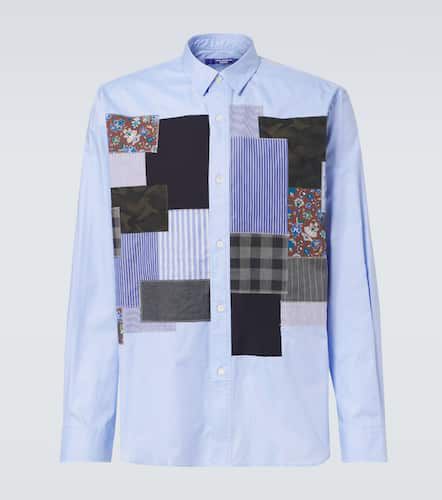 Patchwork cotton Oxford shirt - Junya Watanabe - Modalova