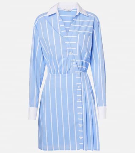 Poppe striped cotton-blend shirt dress - Veronica Beard - Modalova