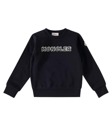 Logo cotton jersey sweatshirt - Moncler Enfant - Modalova