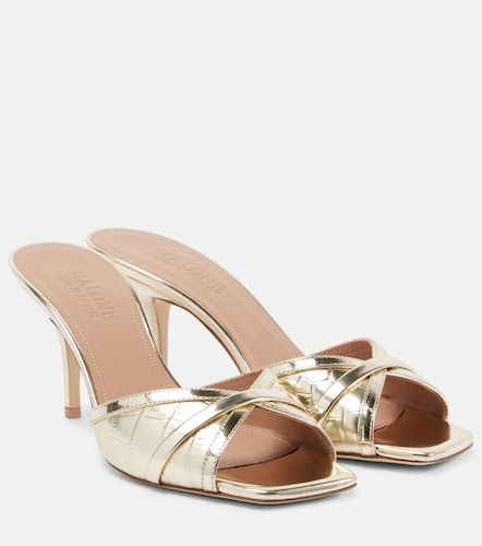 Mules Perla 70 de piel grabada - Malone Souliers - Modalova