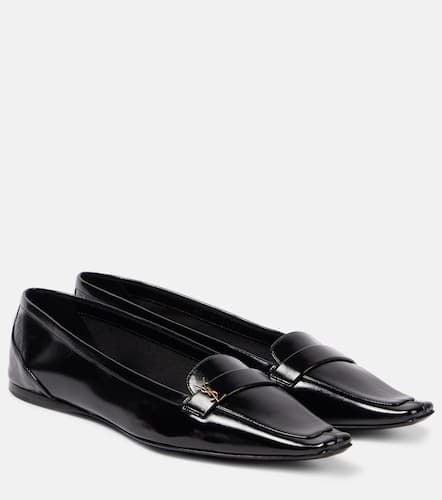 Poppy leather ballet flats - Saint Laurent - Modalova