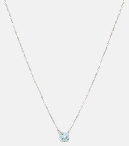Peekaboo 18kt white gold necklace with aquamarine and diamonds - Bucherer Fine Jewellery - Modalova