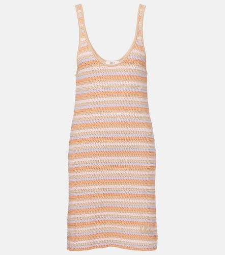 Chloe Knitted cotton minidress - Chloe - Modalova