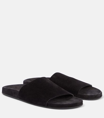The Row Hugh suede slides - The Row - Modalova