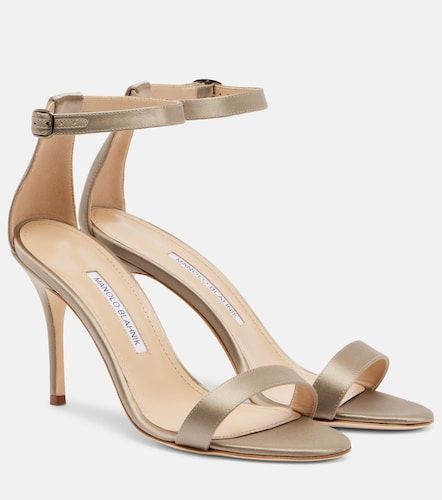 Sandali Chaos in raso - Manolo Blahnik - Modalova