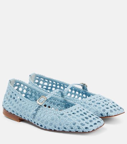 Paris woven leather ballet flats - Souliers Martinez - Modalova