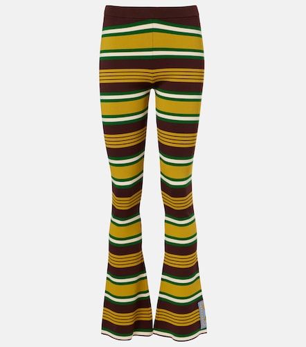Clover knitted striped flared pants - Alemais - Modalova