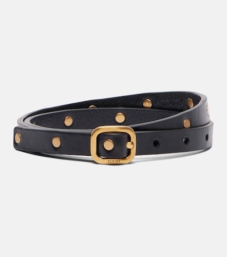 Loewe Cintura in pelle con borchie - Loewe - Modalova
