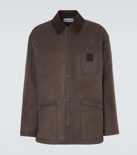 Loewe Suede-trimmed jacket - Loewe - Modalova