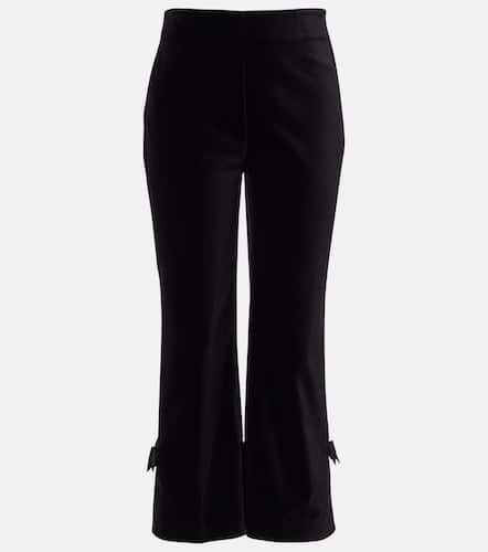 Quincy cotton velvet cropped pants - Posse - Modalova