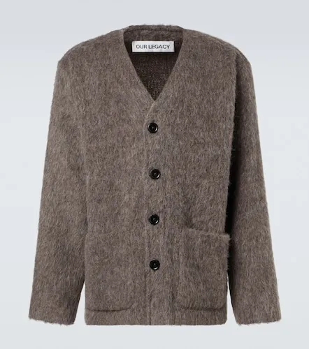 Our Legacy Leather-trimmed cardigan - Our Legacy - Modalova