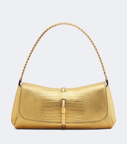 Bolso al hombro Metropolis Small de piel grabada - Balmain - Modalova