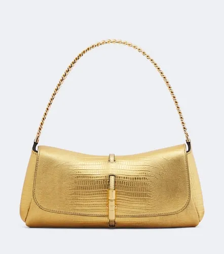Metropolis Small leather shoulder bag - Balmain - Modalova