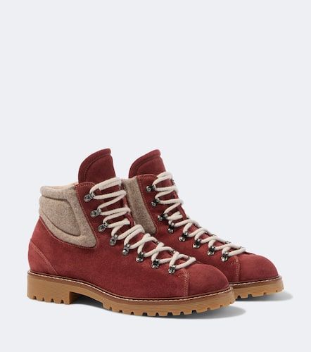 Schnürstiefel aus Veloursleder - Eleventy - Modalova