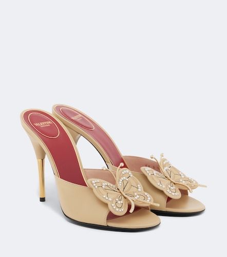 Mules Flutterby in pelle - Valentino Garavani - Modalova