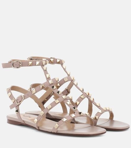 Sandali Rockstud in pelle - Valentino Garavani - Modalova