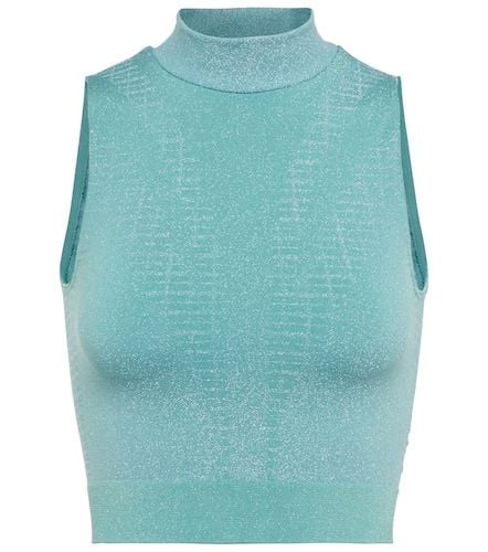 Wolford Shiny Grid mockneck top - Wolford - Modalova