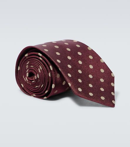 Dries Van Noten Polka-dot silk tie - Dries Van Noten - Modalova