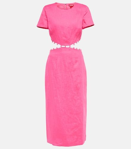Abito midi Matteo in lino con cut-out - Staud - Modalova