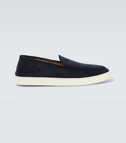 Divo slip-on suede loafers - Giorgio Armani - Modalova