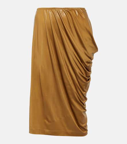 Draped jersey midi skirt - Dries Van Noten - Modalova