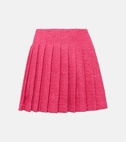 Pleated bouclÃ© miniskirt - Self-Portrait - Modalova