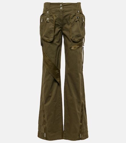 Jeans cargo flared de tiro medio - Blumarine - Modalova