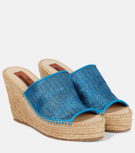 Missoni Mare Jacquard wedge mules - Missoni Mare - Modalova