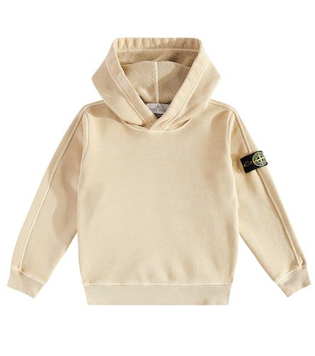 Compass cotton jersey hoodie - Stone Island Junior - Modalova