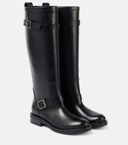 Bikerstiefel River aus Leder - Saint Laurent - Modalova