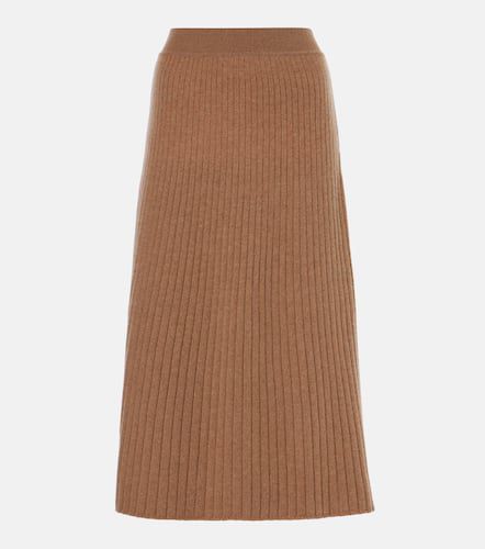 Cervatto ribbed-knit cashmere midi skirt - Loro Piana - Modalova