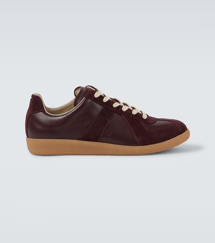 Replica leather and suede sneakers - Maison Margiela - Modalova