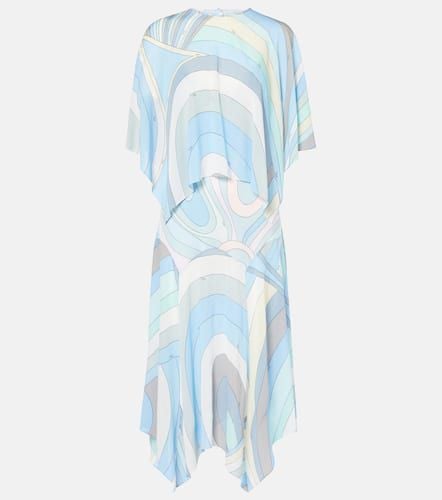 Iride draped jersey muslin midi dress - Pucci - Modalova