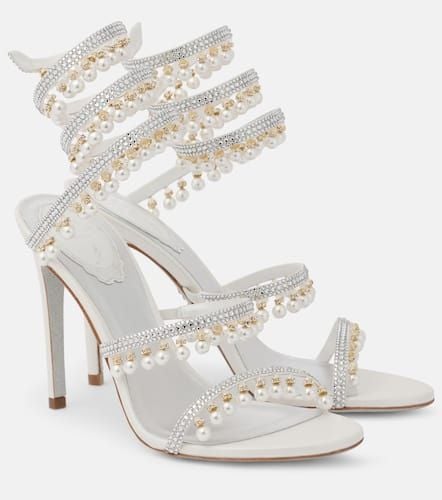 Embellished satin sandals - Rene Caovilla - Modalova