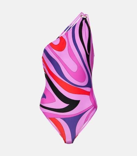 Pucci Marmo one-shoulder swimsuit - Pucci - Modalova