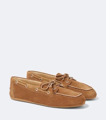 Segelschuhe aus Veloursleder - Miu Miu - Modalova