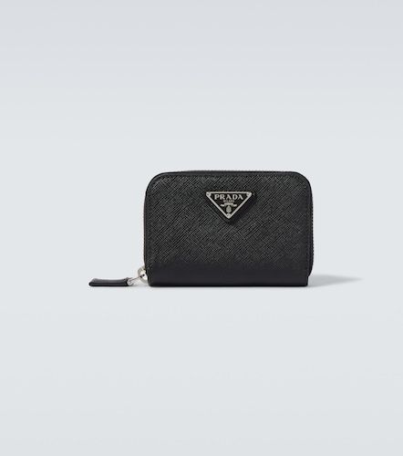 Monedero de piel Saffiano con logo - Prada - Modalova