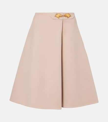 Wool and cashmere midi skirt - Valentino - Modalova