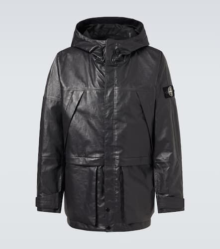 Stone Island Compass leather parka - Stone Island - Modalova