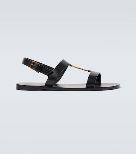 Cassandre leather sandals - Saint Laurent - Modalova