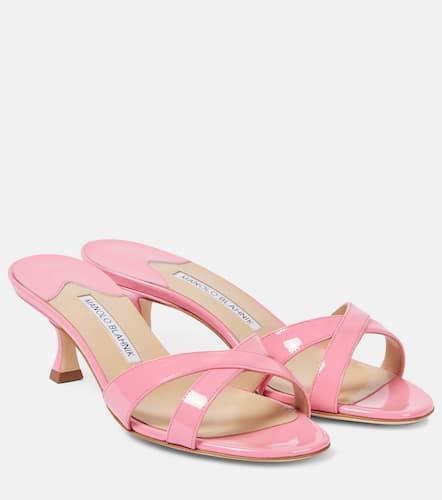 Callamu 50 patent leather sandals - Manolo Blahnik - Modalova