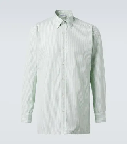 Camicia in popeline di cotone a righe - Charvet - Modalova