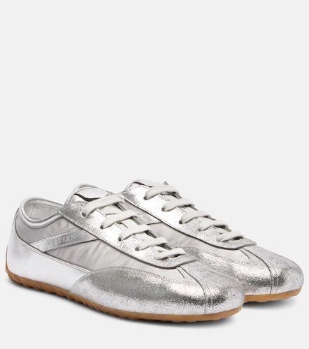 Boxe metallic leather sneakers - McQueen - Modalova