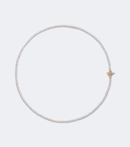 Collar Pearl Classics Petite de oro de 18 ct con perlas de agua dulce y diamantes - David Yurman - Modalova