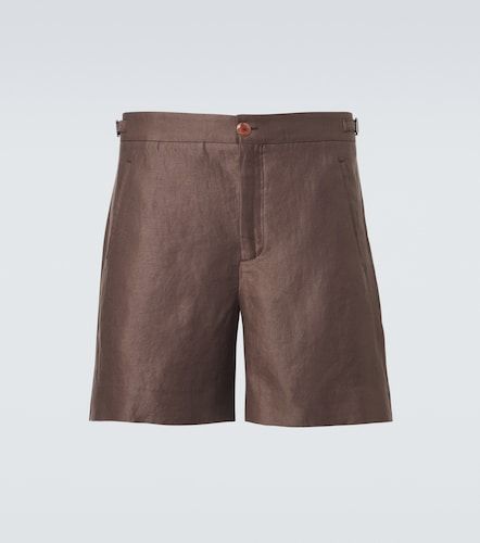 Linen shorts with sunstone - God's True Cashmere - Modalova