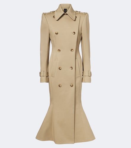 Trench Peplum in misto cotone - Mugler - Modalova